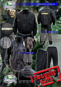 Uniforme za obezbeđenje Stracon, Alpina Tekstil Šabac, Radna Odela, HTZ oprema, lična zaštitna sredstva