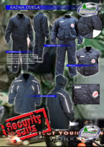 Uniforme za obezbeđenje Varnost Fitep, Alpina Tekstil Šabac, Radna Odela, HTZ oprema, lična zaštitna sredstva